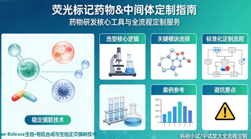 荧光标记药物&中间体定制:方案选择实用参考