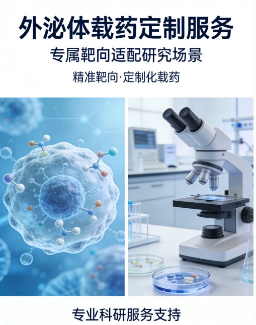 外泌体载药定制服务，专属靶向适配研究场景