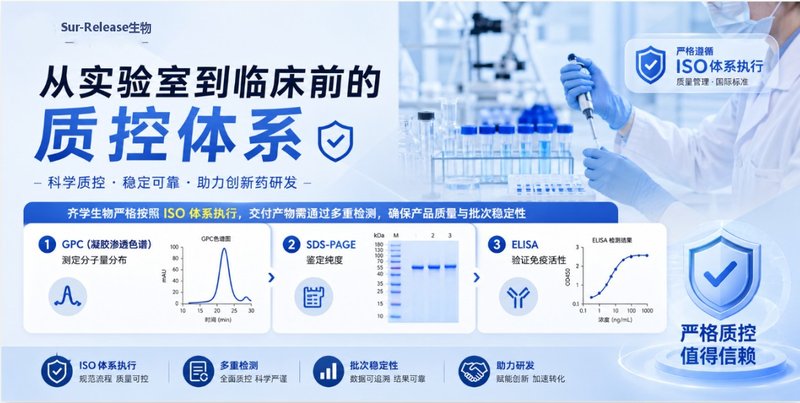 蛋白的PEG修饰：Sur-Release生物技术服务，延长半衰期