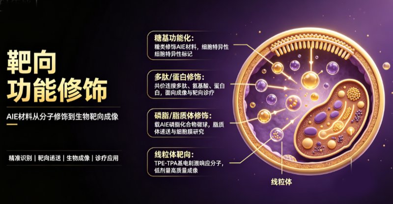 聚集诱导发光(AIE)分子定制:核心骨架改造与高性能发光材料开发