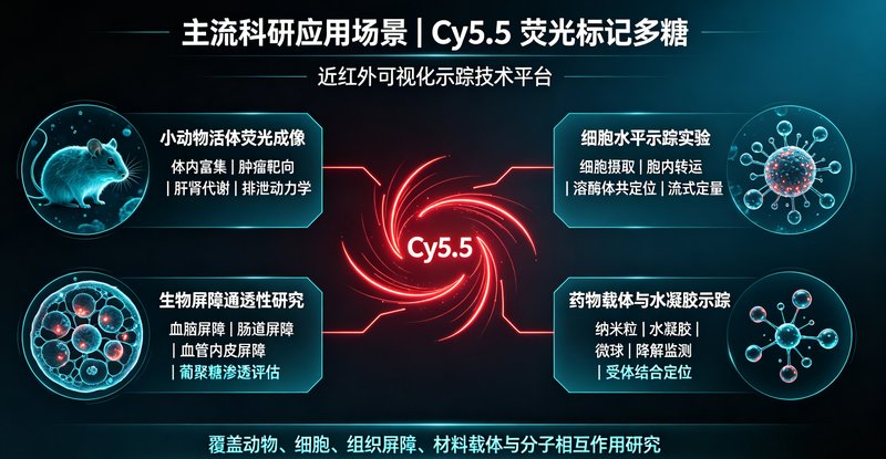 Cy5.5荧光标记多糖|近红外可视化探针定制解决方案