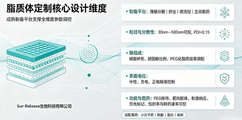 靶向脂质体定制开发|支持RGD、叶酸修饰与PEG长循环设计