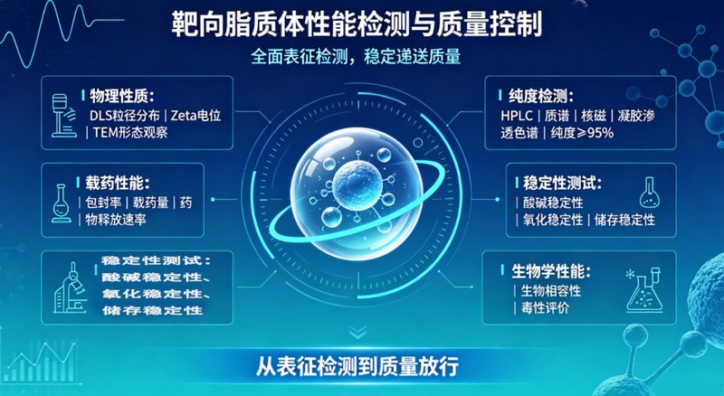 靶向脂质体定制开发|支持RGD、叶酸修饰与PEG长循环设计