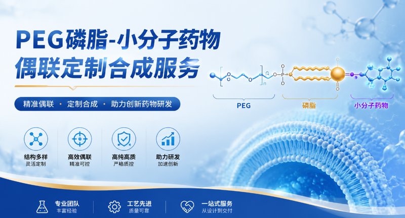 PEG磷脂-药物偶联物(Drug-PEG-Lipid)专业定制合成服务