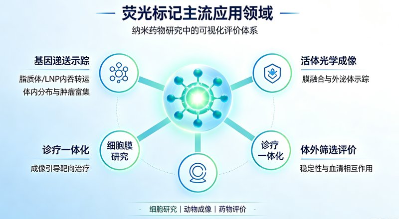 Cy、FITC、近红外荧光DSPE-PEG磷脂定制|活体成像与靶向递送材料开发