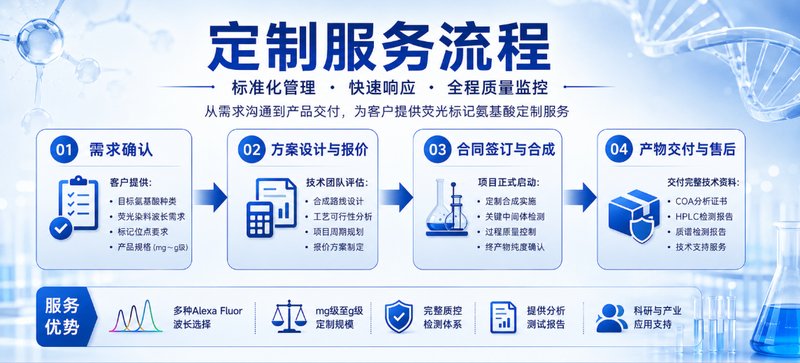 Alexa Fluor系列全波长荧光标记氨基酸：从定制到规模化的合成解决方案
