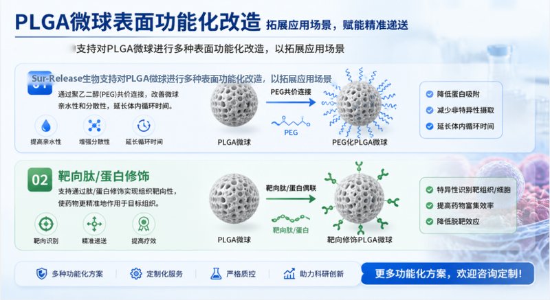 PLGA载药微球定制｜小分子/多肽/核酸包载一站式服务